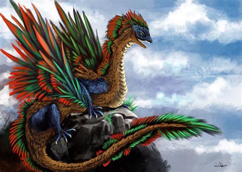 Feathered Dragon by sweetdrawingwind on DeviantArt