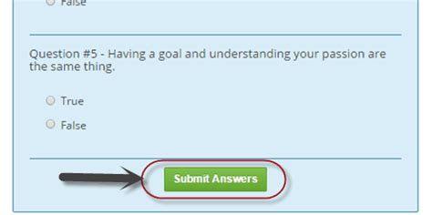 Submit Answer Button – Your Small Business Growth