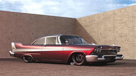 1958 Plymouth Fury From ‘Christine’ Is Hellafurious, All Dressed in CGI Carbon Fiber - autoevolution