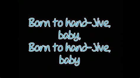 Born to Hand Jive || Lyrics - YouTube