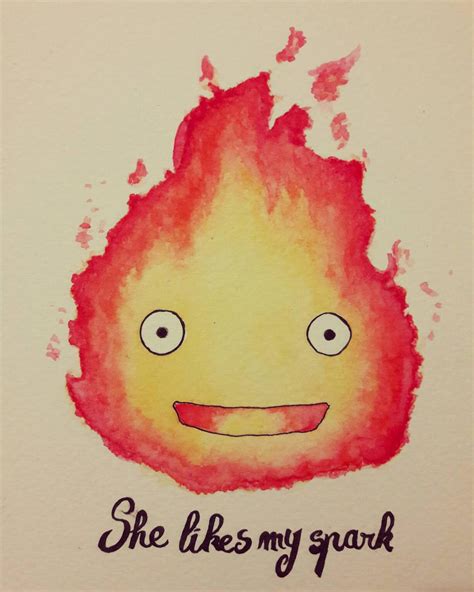 Calcifer fanart by Passifloraaffinis on DeviantArt