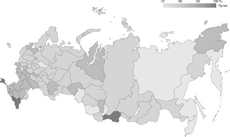 Download Russia Political Map Grayscale | Wallpapers.com