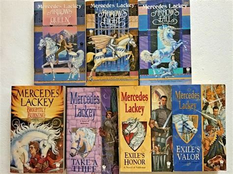 LOT OF 7 PB NOVELS FROM HERALDS OF VALDEMAR SERIES BY MERCEDES LACKEY ...