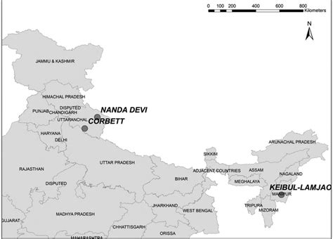 Nanda Devi National Park Map