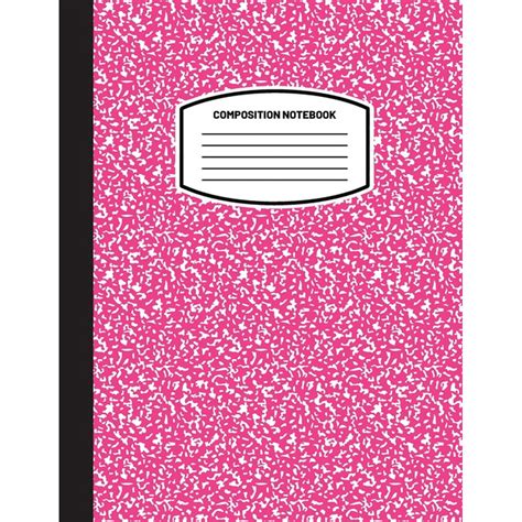 Composition Notebook Cover Template