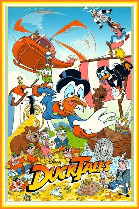 Pin by O C on 80's/90's Toons | Duck tales, Mondo posters, Disney ducktales