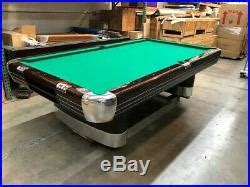 Brunswick 9′ Anniversary Pool Table- Vintage/Antique -Dark Walnut | Pool Table Billiards