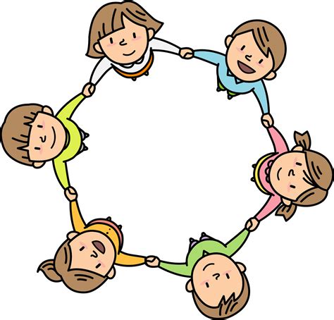 Clipart Images Of Kids Holding Hands