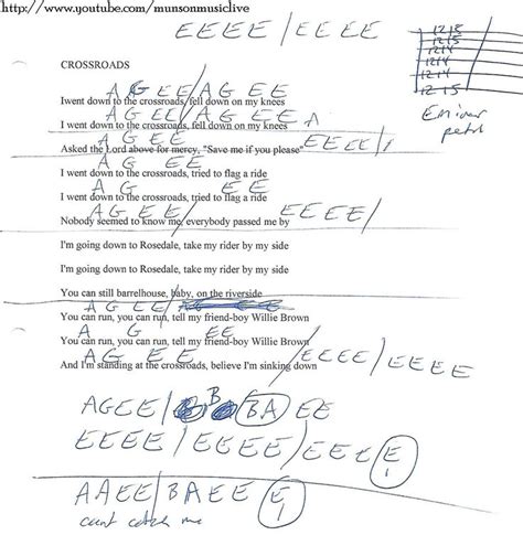 Crossroads - Guitar Chord Chart | Music chords, Guitar chords and lyrics, Music guitar
