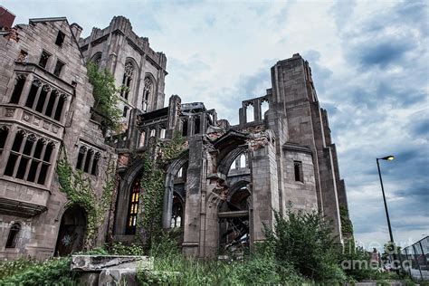 Abandoned Methodist church in Gary, Indiana Photograph by Suzanne ...