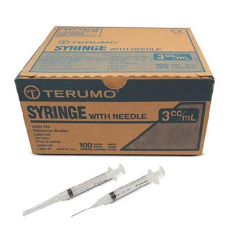 Terumo Syringe & Needle Combo 3cc Luer Lock 25G X 5/8" | Medical Supplies & Equipment