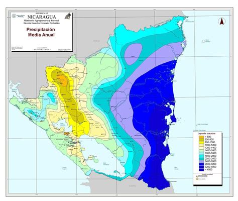 1.2.c Nicaragua: Average Rainfall according to INETER | Download Scientific Diagram