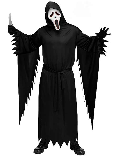 Scream - Ghostface costume with light up mask - maskworld.com