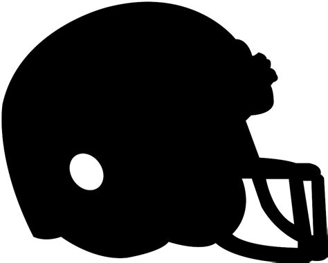 Football Helmet Silhouette | Free vector silhouettes