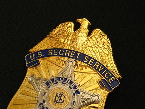 USSS US Secret Service Special Agent Badge Solid Copper Replica Movie ...