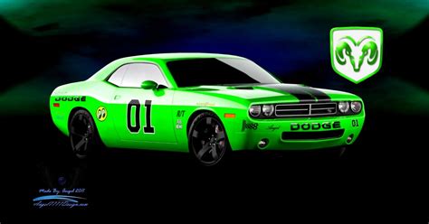 Lime Green Dodge Challenger Wallpapers - Wallpaper Cave