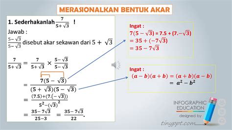 (MATEMATIKA KELAS 10 SMK) MERASIONALKAN BENTUK AKAR - YouTube