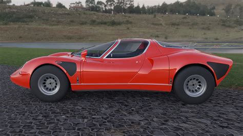 ArtStation - Alfa Romeo 33 Stradale with Engine Sounds | Game Assets