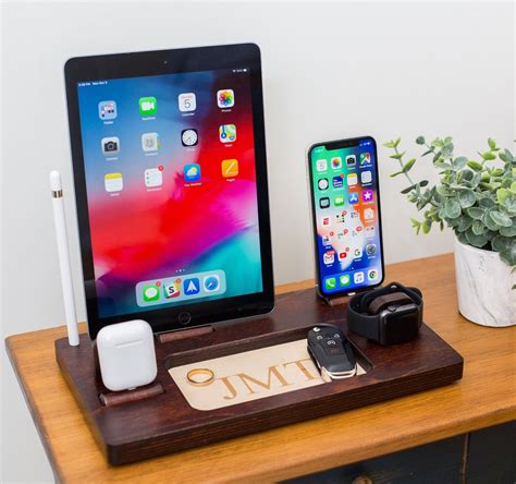 Charging Station for Ipad Iphone Airpods Apple Watch Apple - Etsy