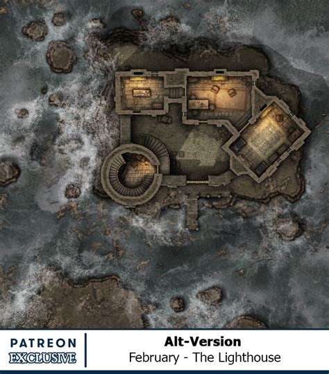 Map of the Month - Back Catalogue | Heroic Maps on Patreon | Dungeon maps, Tabletop rpg maps ...