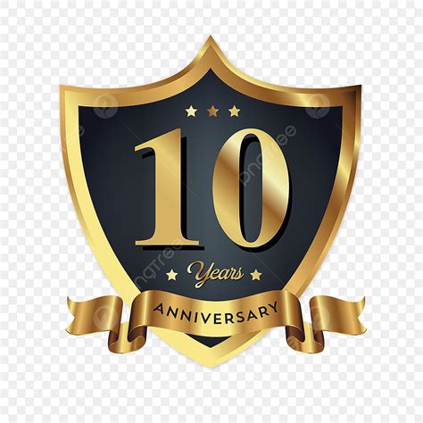 10th Anniversary Logo Vector Hd PNG Images, 10th Anniversary Badge Logo ...