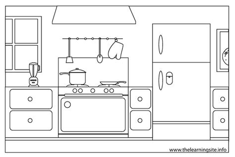 Dibujo para colorear de Cocina #22051