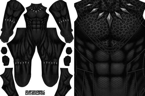 BLACK PANTHER concept design - pattern file | Pattern design, Black ...