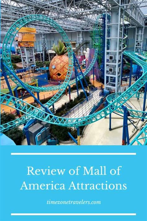 Review of Mall of America Attractions | Mall of america, North america ...