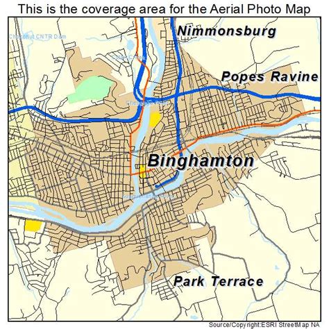 Binghamton New York Map