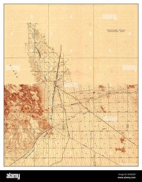 Yucca, Arizona, map 1929, 1:62500, United States of America by Timeless Maps, data U.S ...