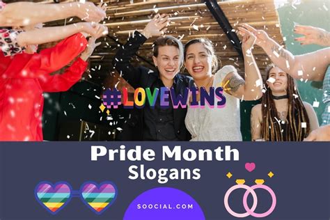 603 Pride Month Slogans 2023 To Speak Love Loud and Clear - Soocial