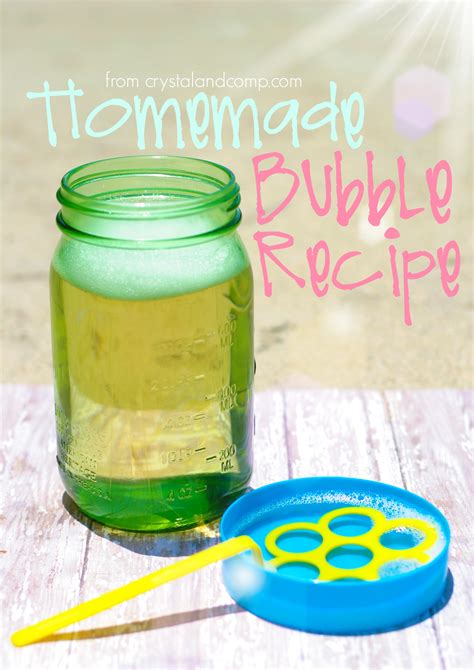 Homemade Bubble Recipe