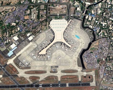 Chhatrapati Shivaji International Airport Aerial View
