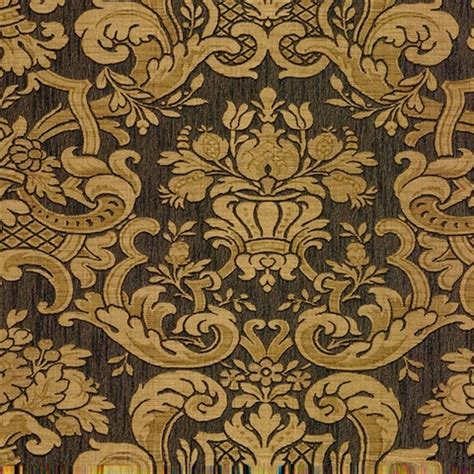 2768-95551 | Milano Brown Damask | Wallpaper Boulevard