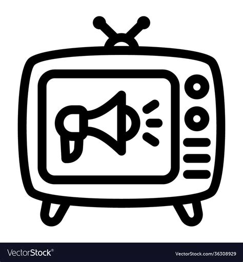 Broadcast marketing Royalty Free Vector Image - VectorStock