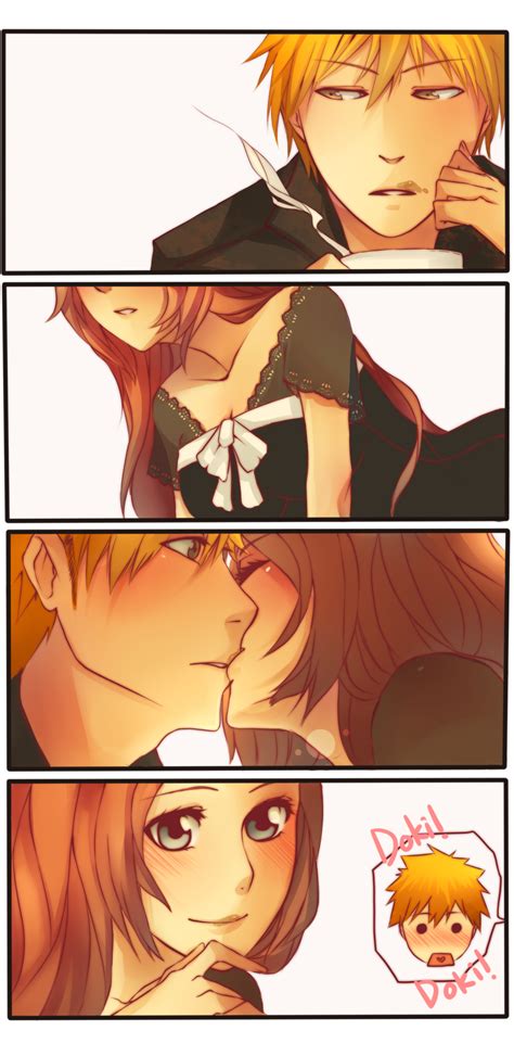 ::Chocolate Kiss:: by orihichan - Ichigo & Orihime Fan Art (31118733) - Fanpop