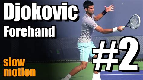 Novak Djokovic in Super Slow Motion | Forehand #2 | Western & Southern Open 2014 - YouTube