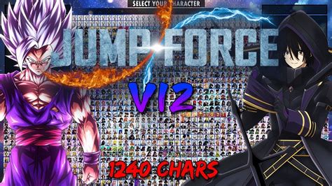 JUMP FORCE MUGEN V12 ~ (ALL CHARACTERS!!!) todos os Personagens - YouTube