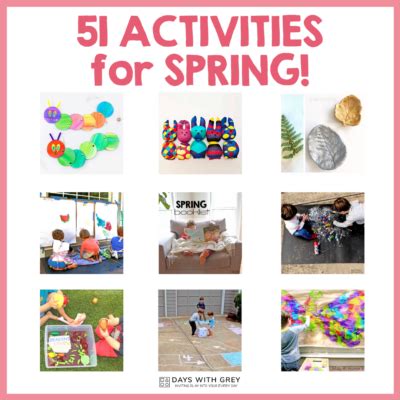 51 Spring Activities for Kids - Days With Grey