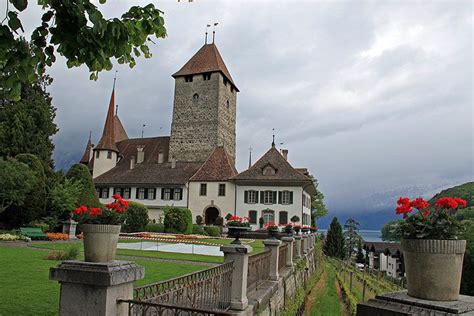 Visit Schloss Spiez Castle on Lake Thun in Switzerland