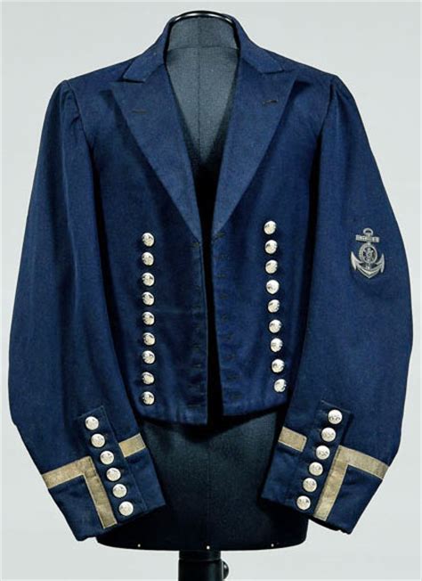 Uniform; WWI, German Navy, Jacket & Hat, Blue Wool, SMS Dansig, +Photos.