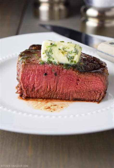 Pan-Seared Filet Mignon with Garlic & Herb Butter Recipe | Kitchen Swagger