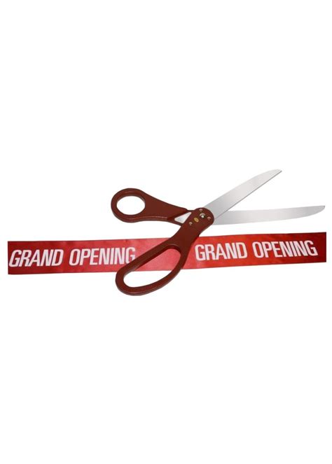 Grand Opening Ceremony Scissor And 4 Inch Ribbon Kit - New Arrivals