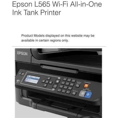 EPSON L565 Printer 3in1 long size, Computers & Tech, Printers, Scanners & Copiers on Carousell