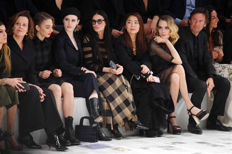 Celebrities & Designers: Front Row Fashion Show Highlights