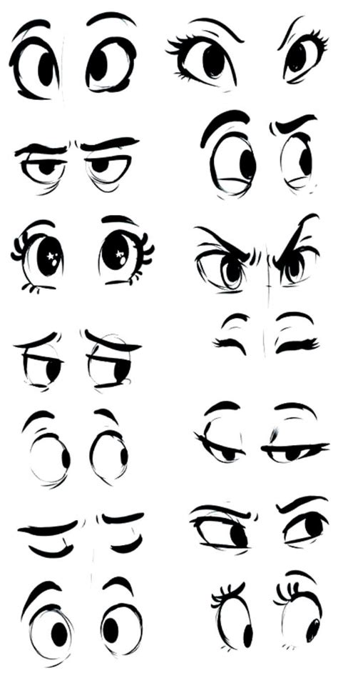 27 ideas drawing faces cartoon eyes character design references for 2019 in 2020 | Cartoon eyes ...