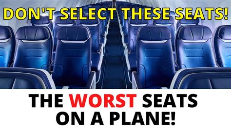 The WORST Seat on a Plane - YouTube