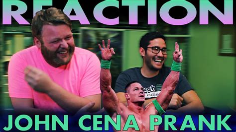 John Cena Phone Prank Call REACTION!! - YouTube