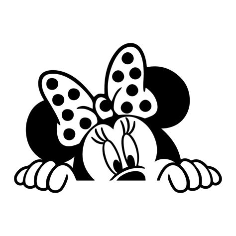 Minnie Mouse Cut File Minnie Mouse Svg Minnie Mouse For Silhouette And ...