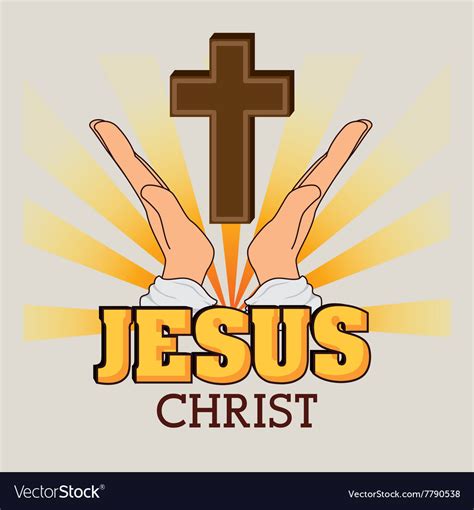 Jesus christ design Royalty Free Vector Image - VectorStock